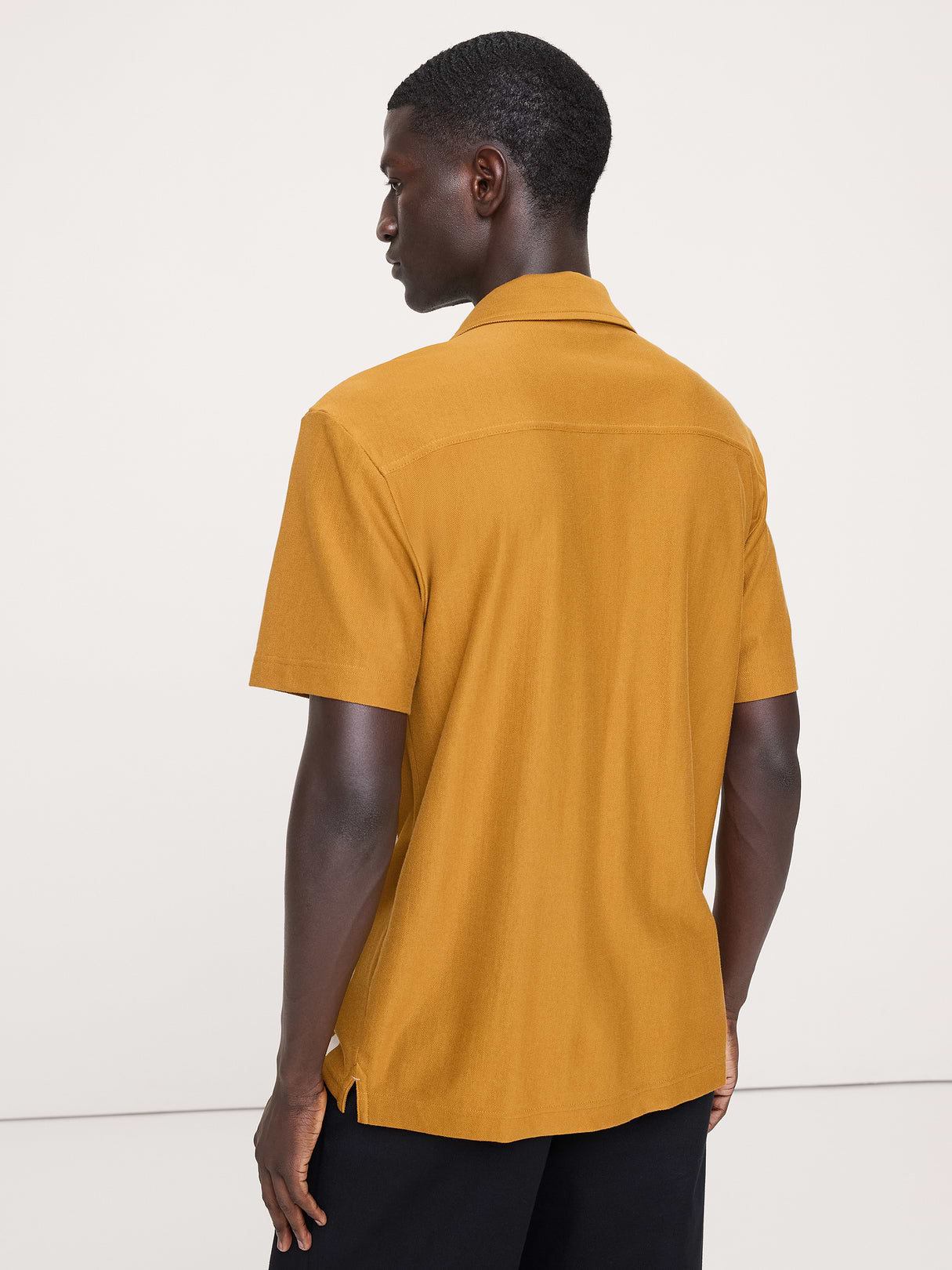 Pique Resort Shirt - Golden Bark Yellow