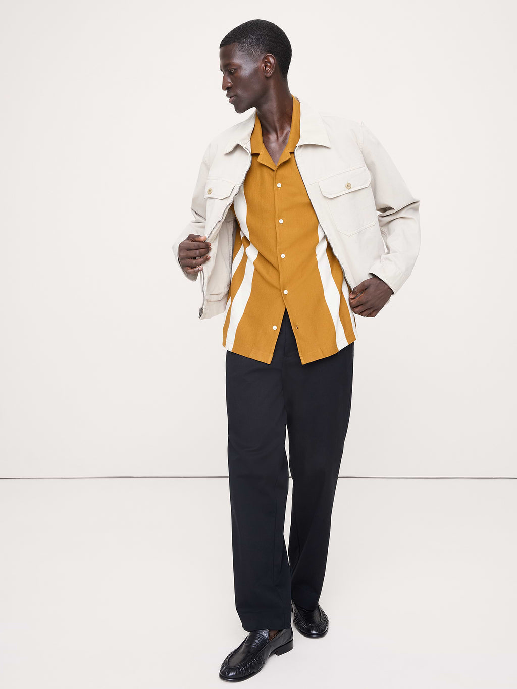 Pique Resort Shirt - Golden Bark Yellow