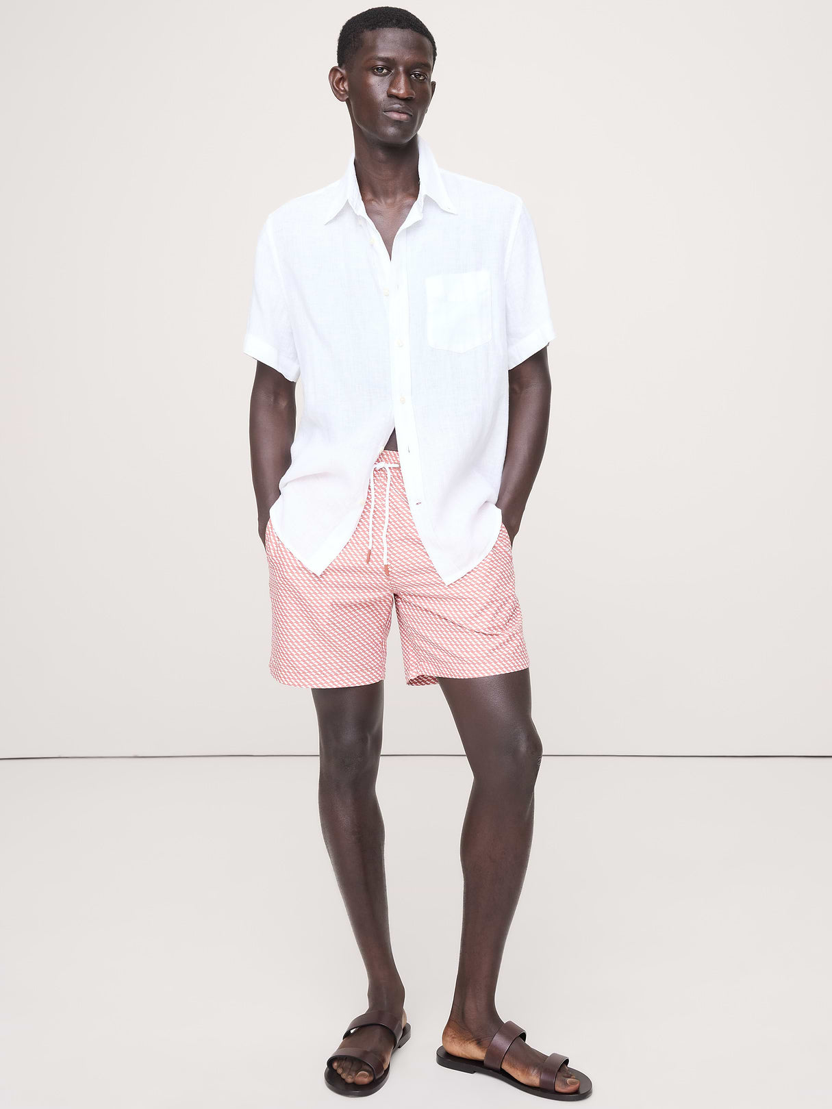 Sano 6.5" Inch Swim Short by Trunks Surf & Swim - Coral Wave