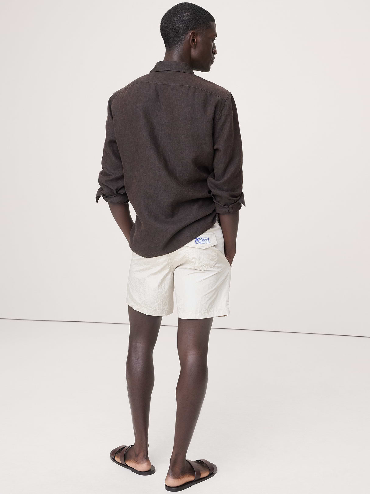 Sano 6.5" Inch Swim Short by Trunks Surf & Swim - Workwear Khaki Beige