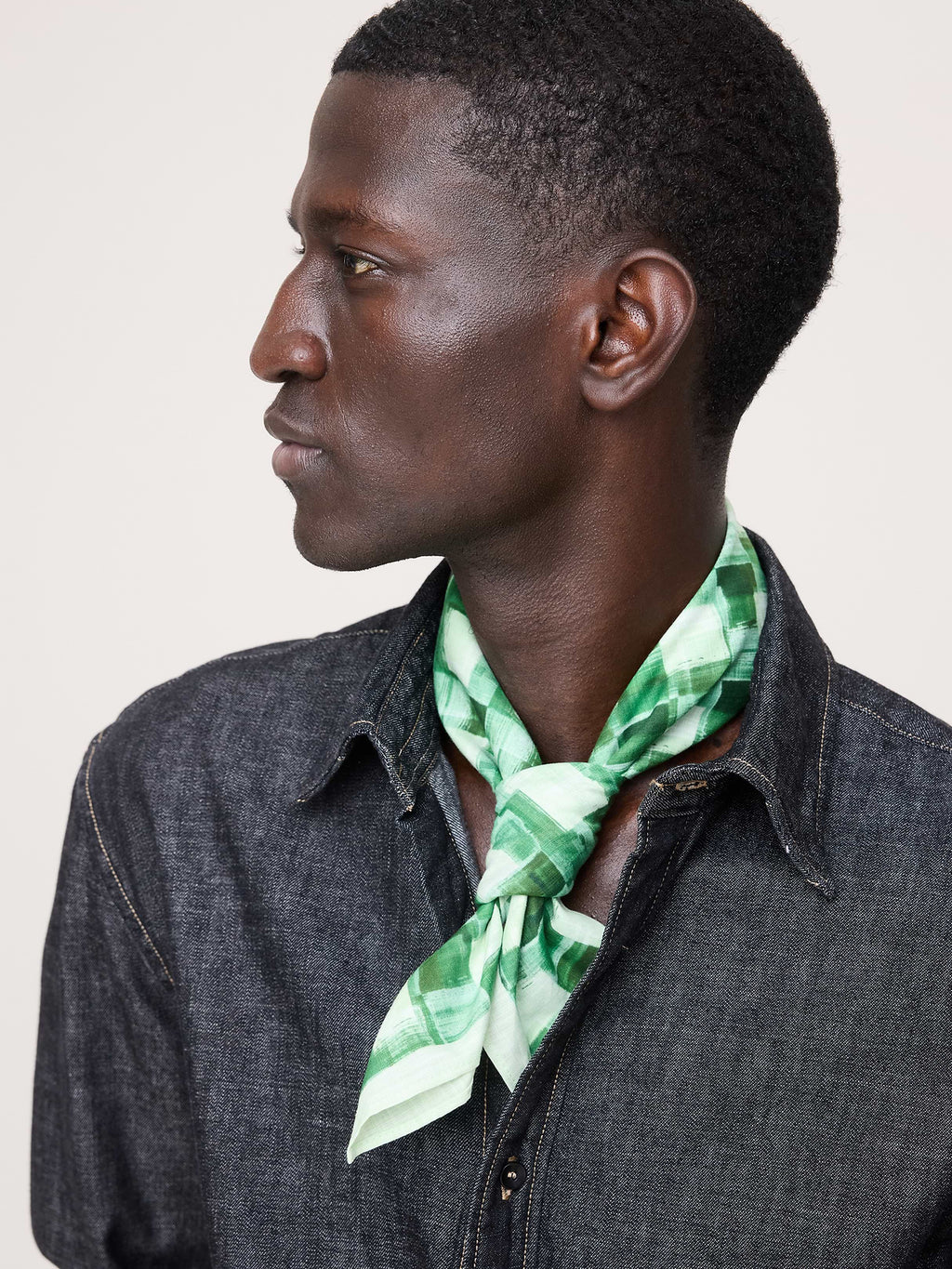 Signature Bandana - Green Geo