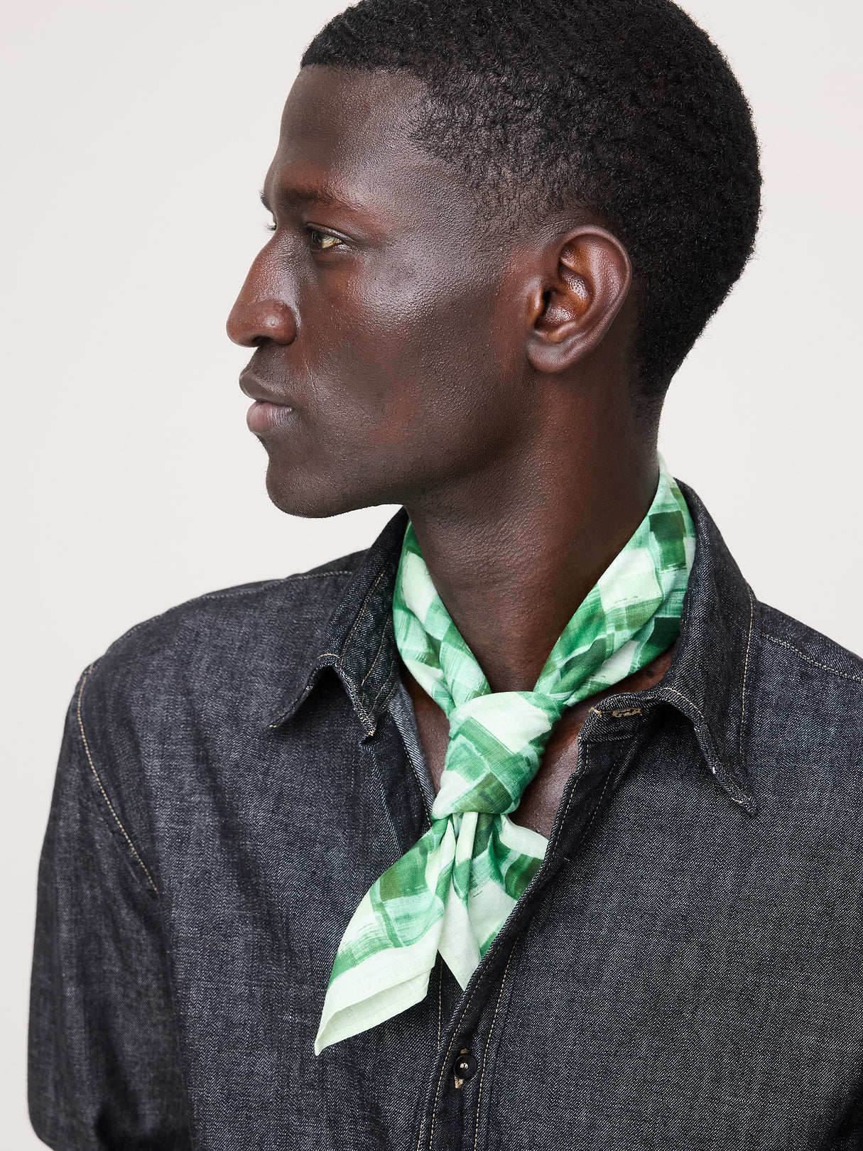 Signature Bandana - Green Geo