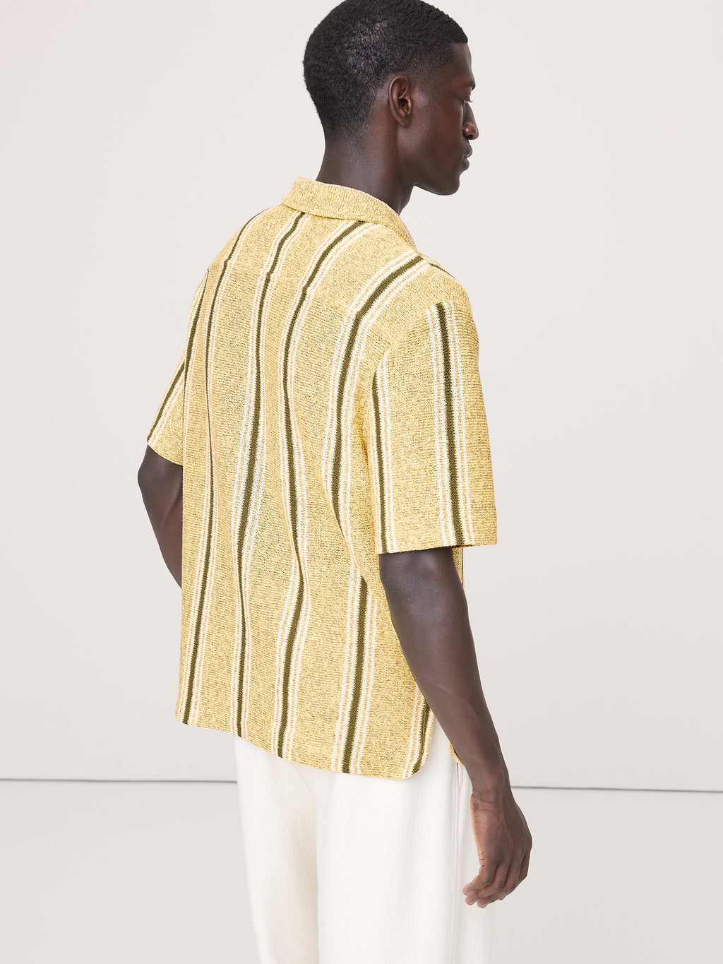 Relaxed-Fit Striped Resort Shirt - Morning Sunshine
