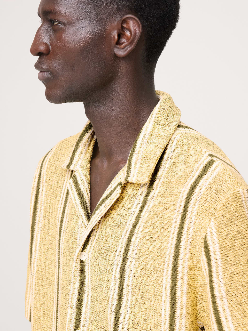 Relaxed-Fit Striped Resort Shirt - Morning Sunshine