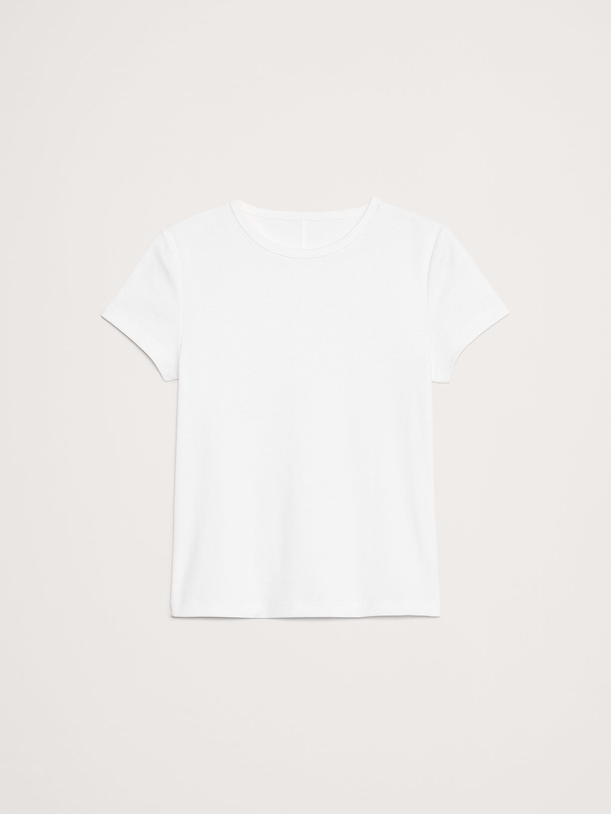 Minimalist Cotton Baby T-Shirt - White