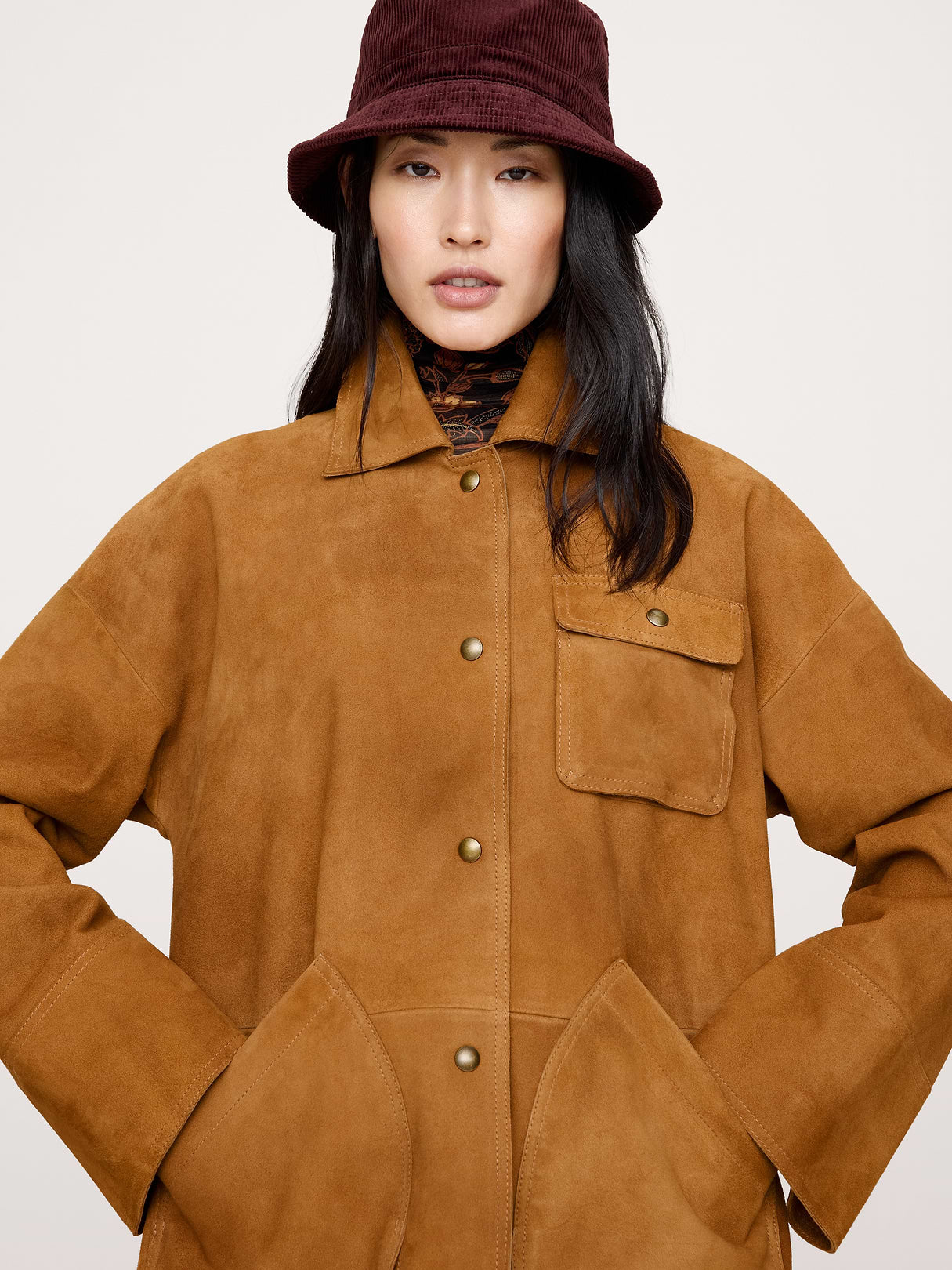Heritage Suede Jacket - Camel