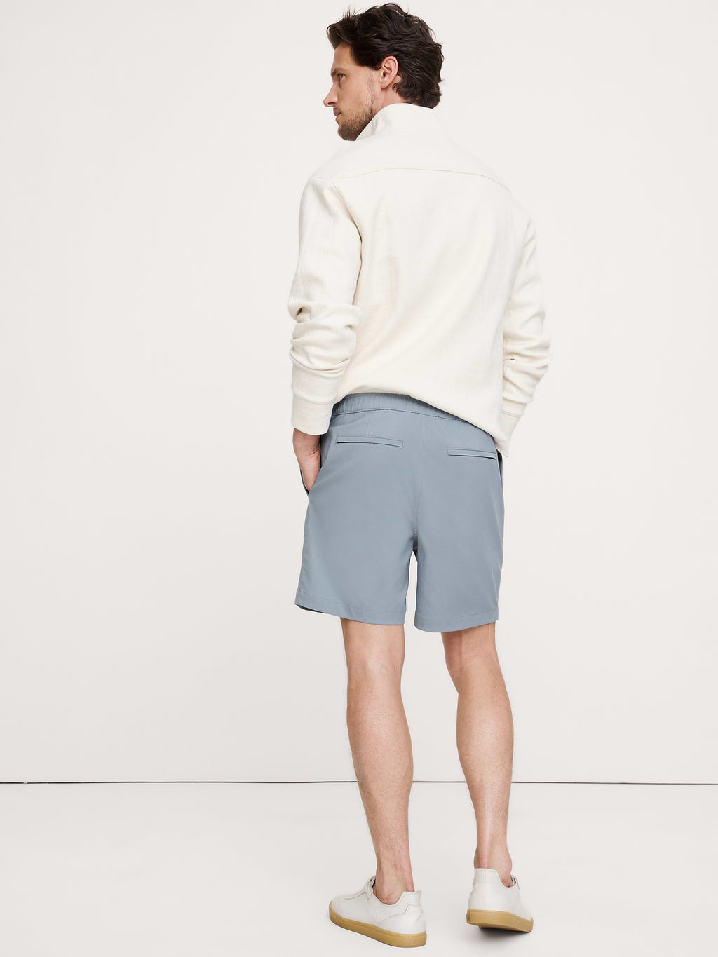 7" Performance Pull-On Short - Ocean Swell Blue