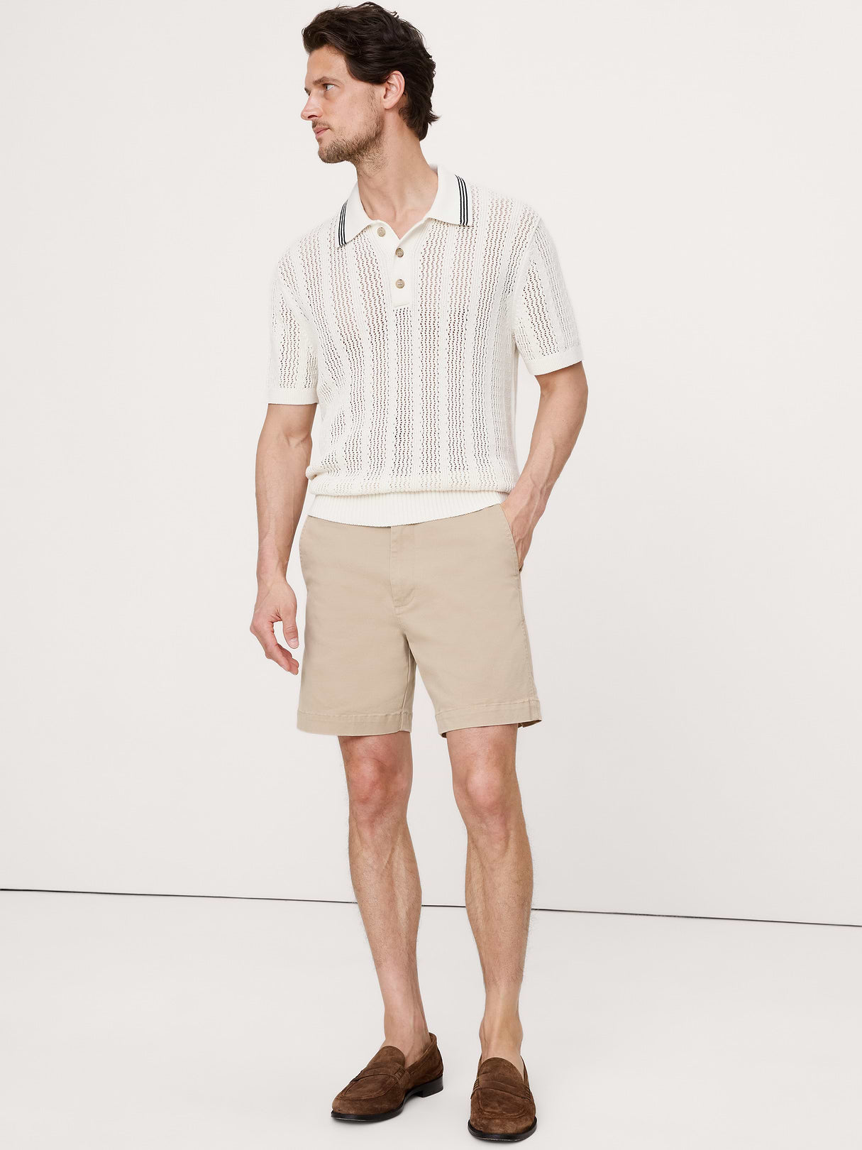 7" Lived-In Chino Short - Workwear Khaki Beige