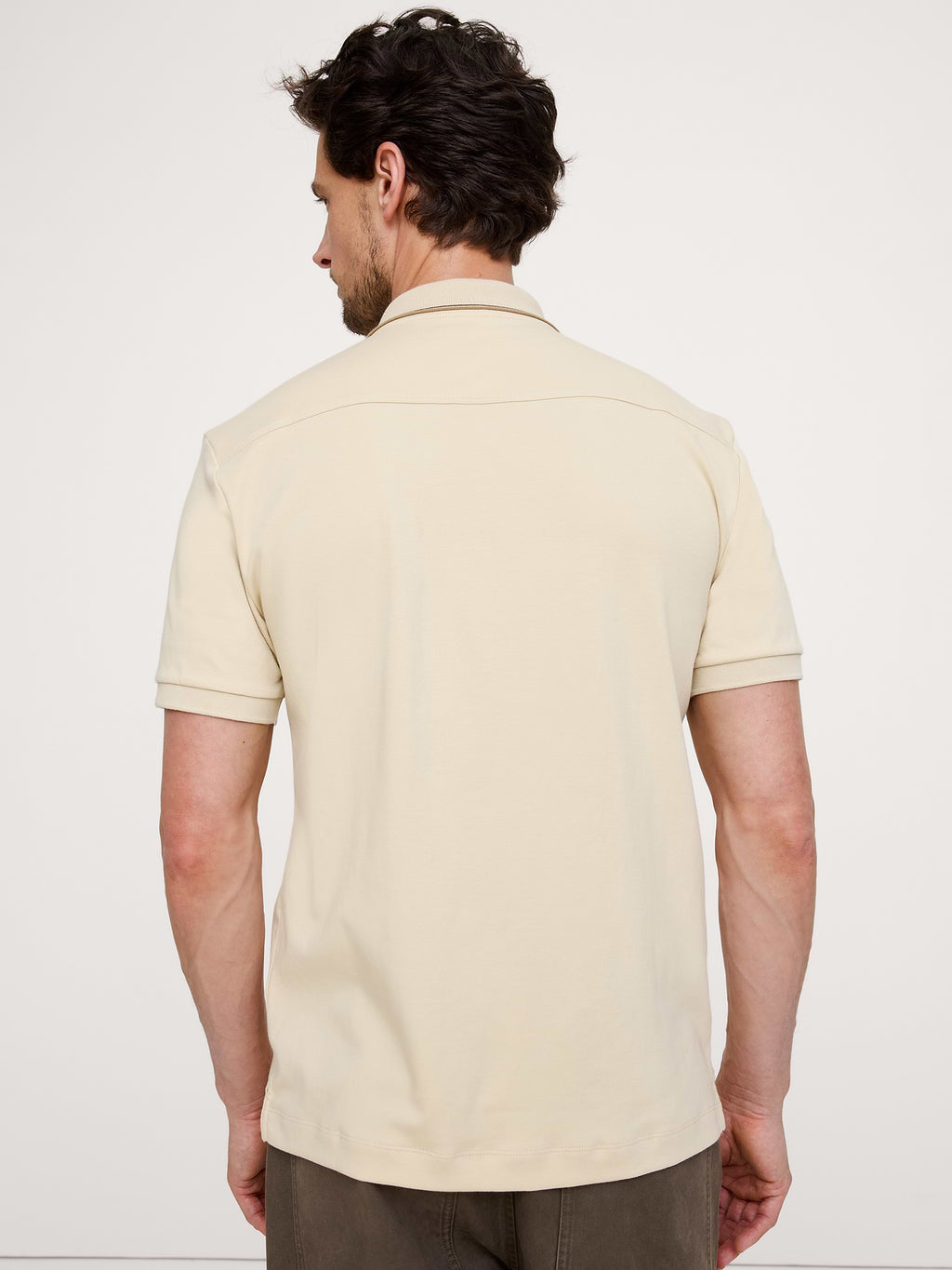 Luxury Touch Resort Shirt - Almond Milk Beige