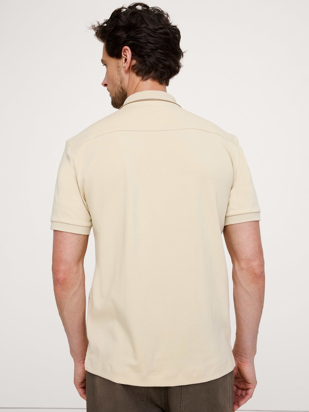 Luxury Touch Resort Shirt - Almond Milk Beige