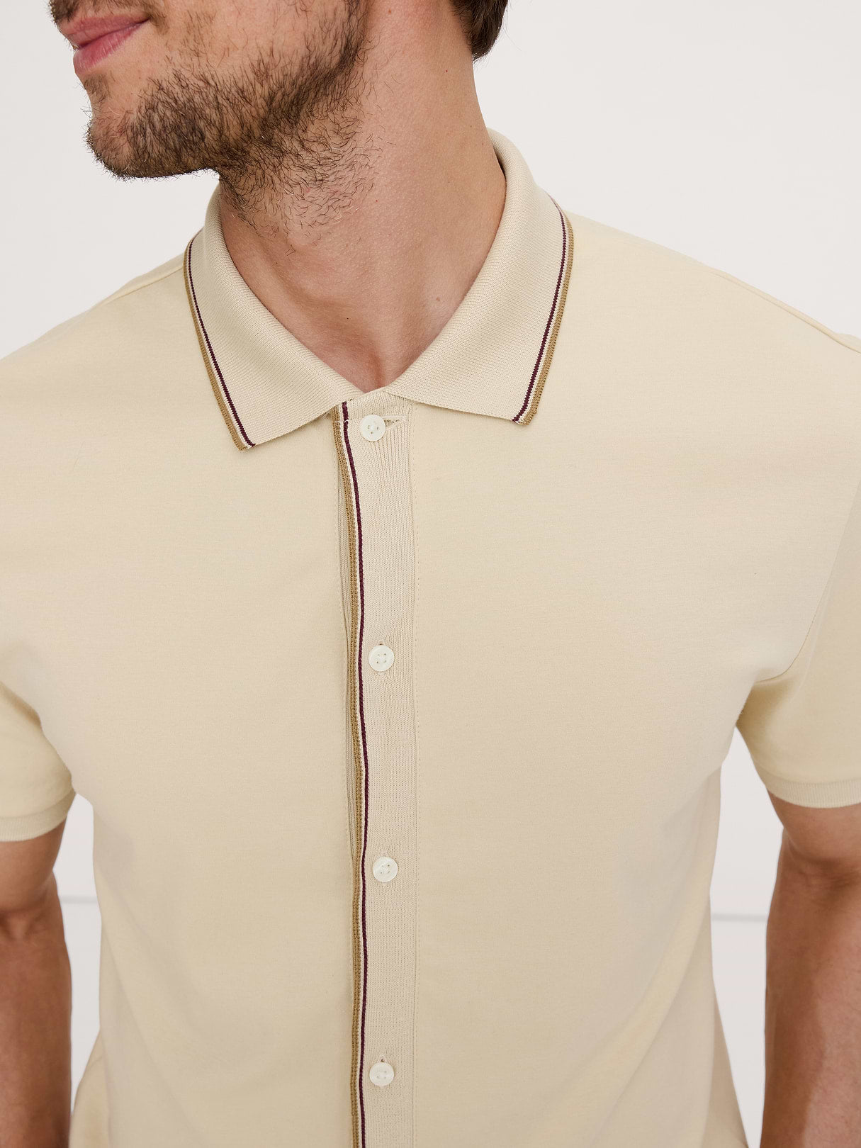 Luxury Touch Resort Shirt - Almond Milk Beige