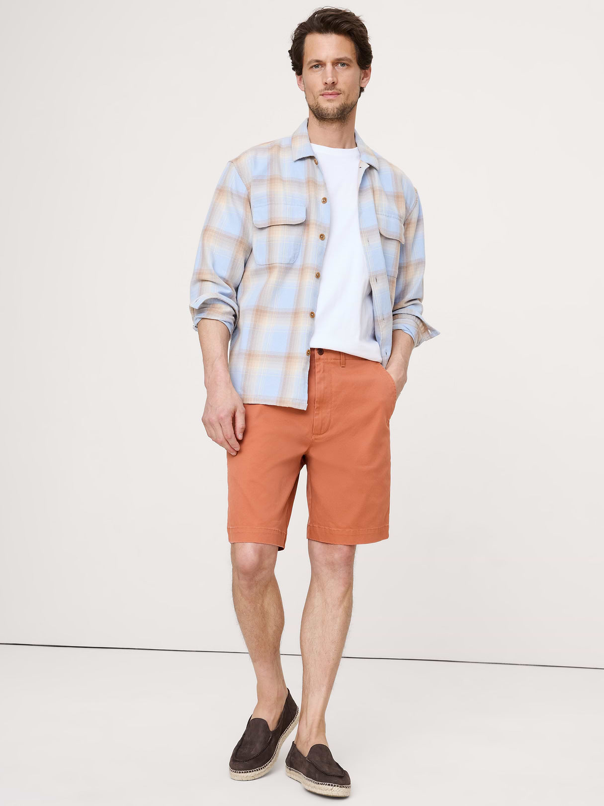 9" Lived-In Chino Short - Peach