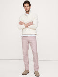Slim Linen-Cotton Traveler Pant - Pink