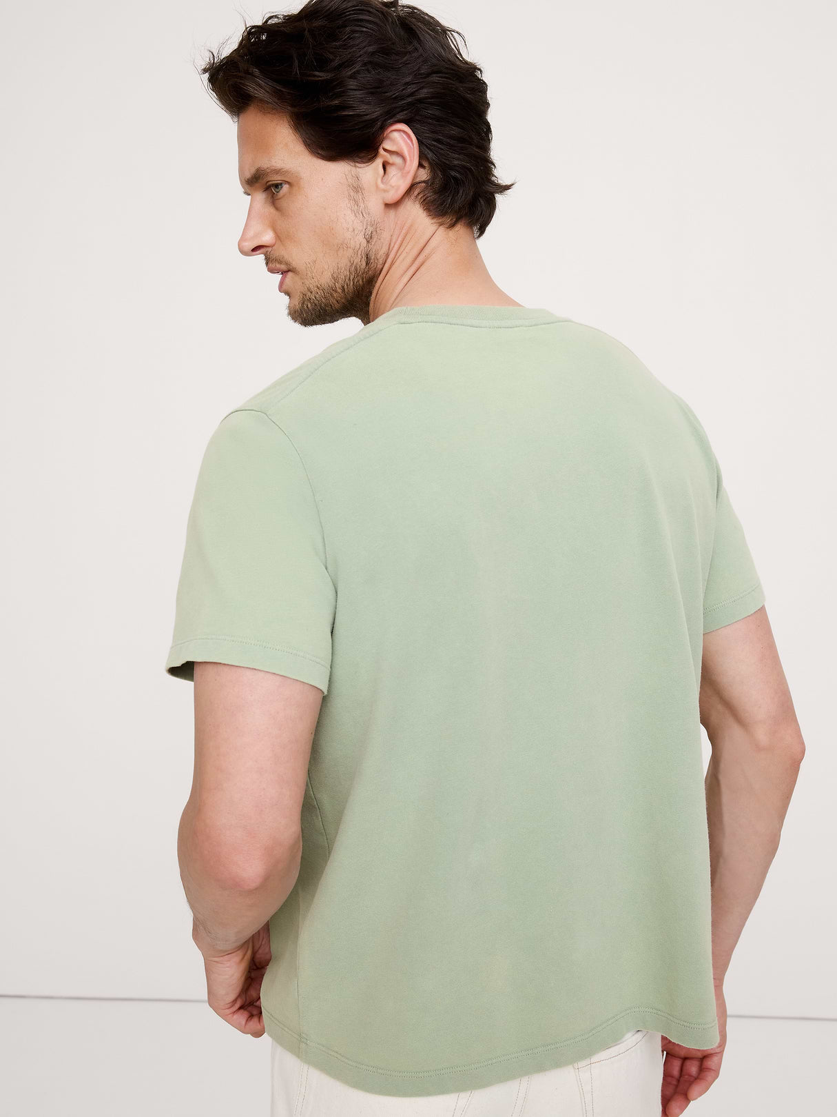 Heavyweight Cotton Crew-Neck T-Shirt - Sea Rock Green