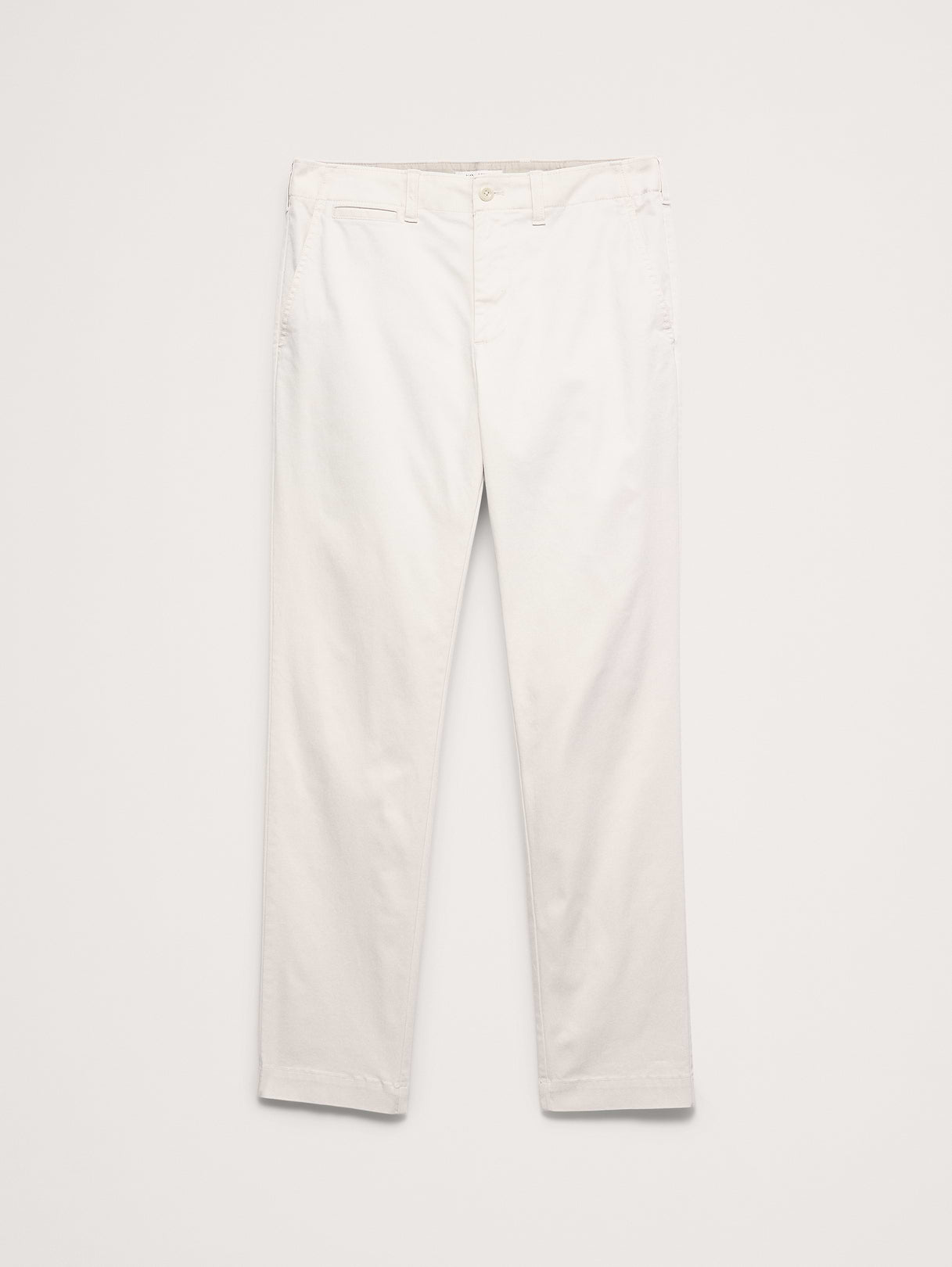 Slim Lived-In Chino - Cream White