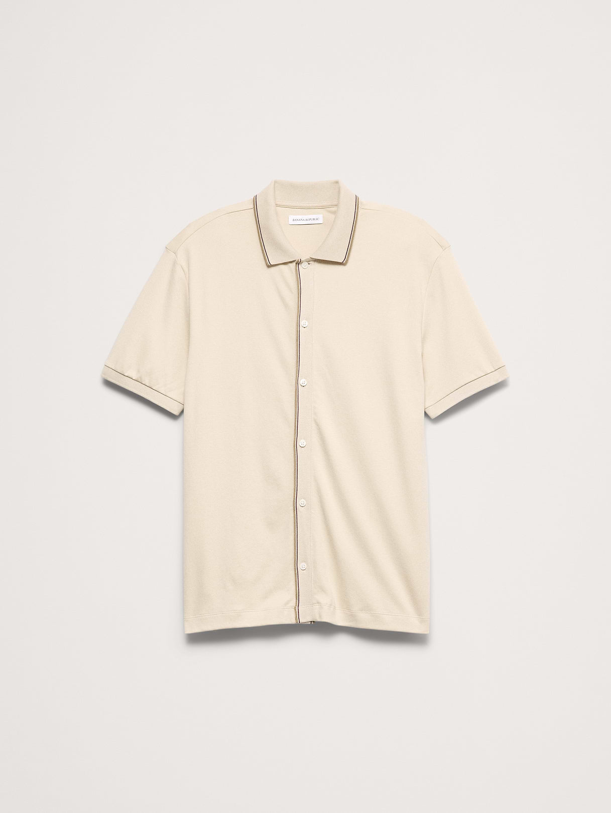 Luxury Touch Resort Shirt - Almond Milk Beige