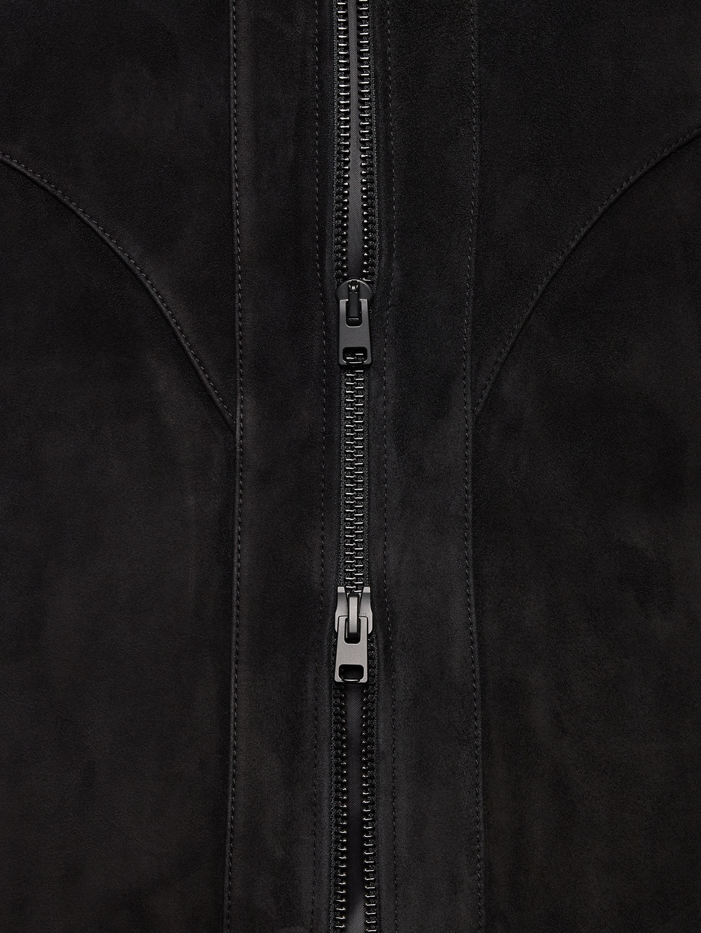 Suede Western Jacket - Black