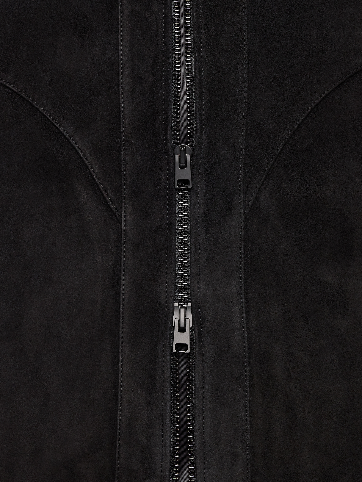 Suede Western Jacket - Black