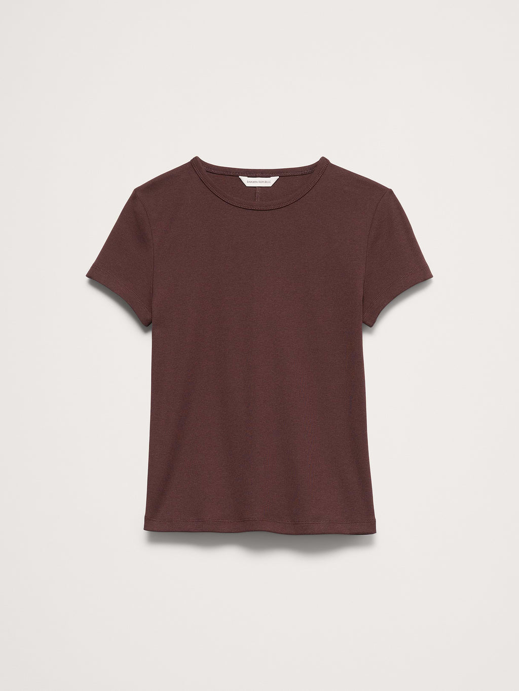 Minimalist Cotton Baby T-Shirt - Molasses Brown