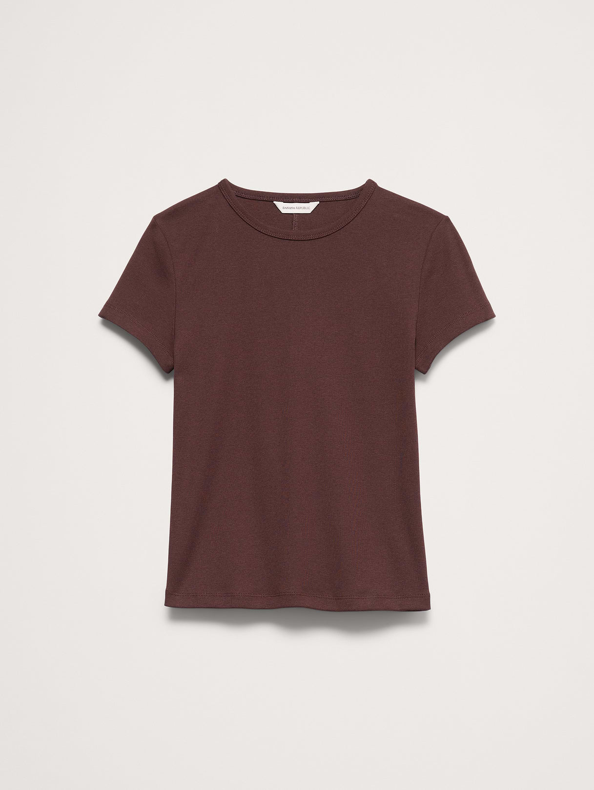 Minimalist Cotton Baby T-Shirt - Molasses Brown