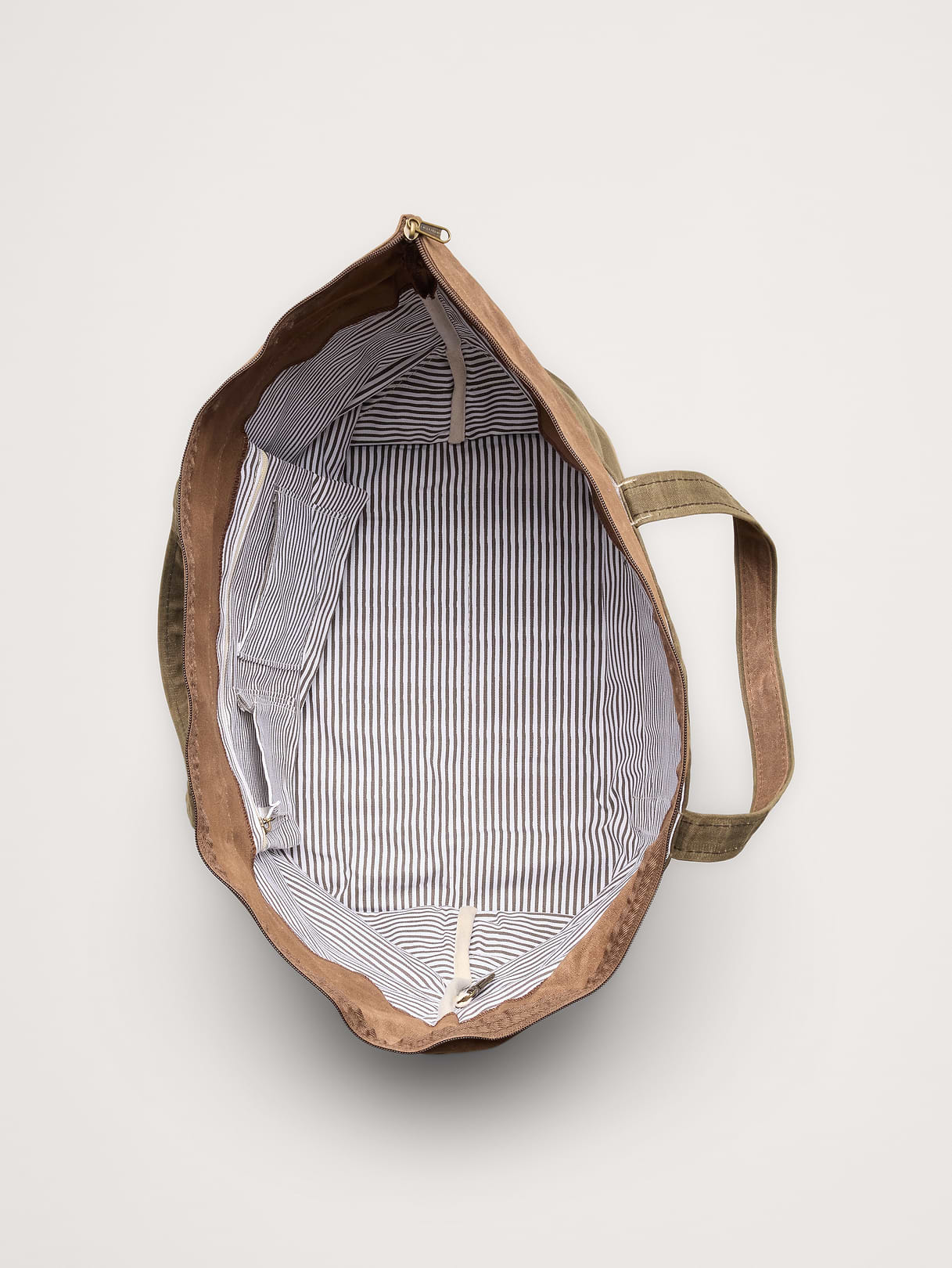 Waxed Canvas Tote by CB Station - Olive Green