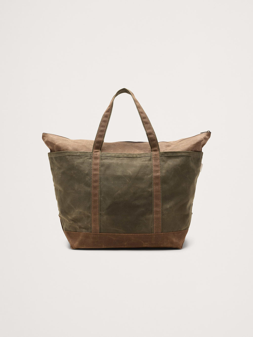 Waxed Canvas Tote by CB Station - Olive Green