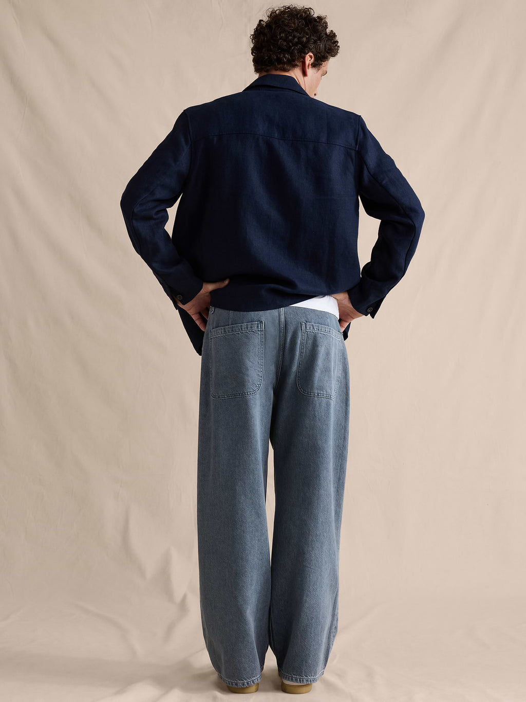 Loose Lightweight Jean - Dusk Blue