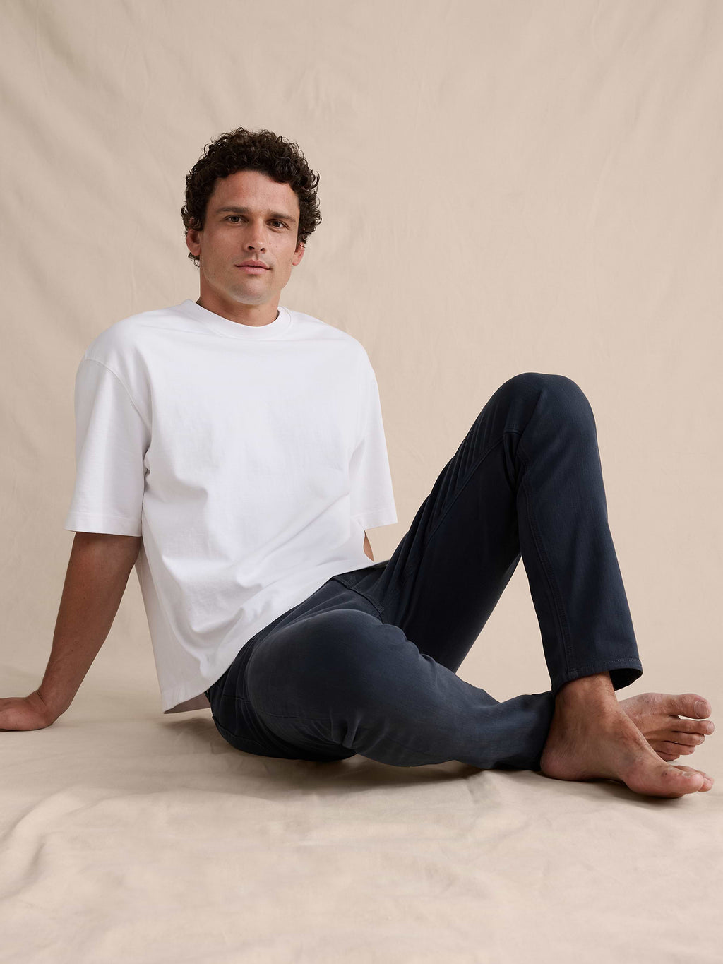 Athletic Luxe Traveler Jean - Navy Blue