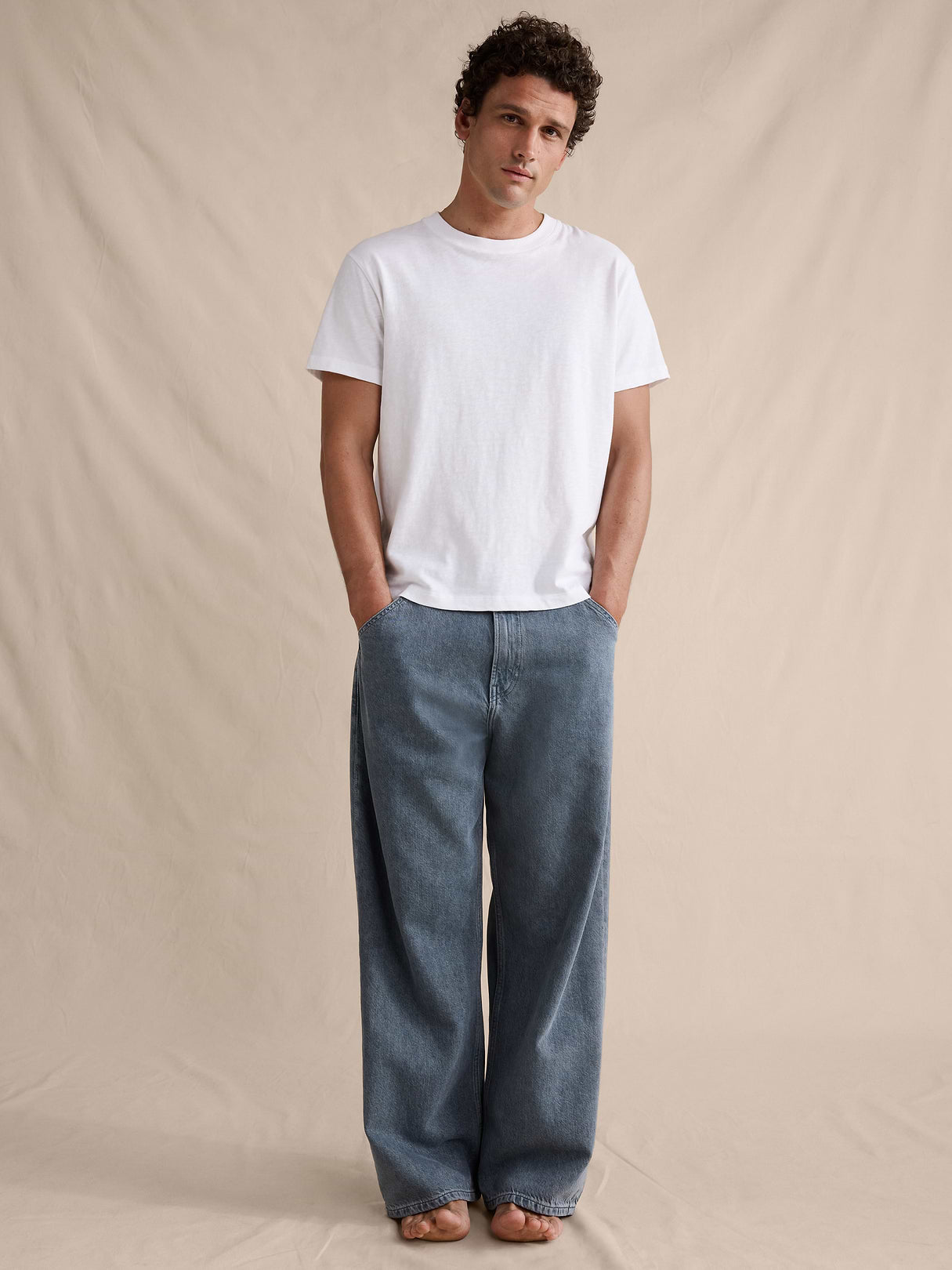 Loose Lightweight Jean - Dusk Blue