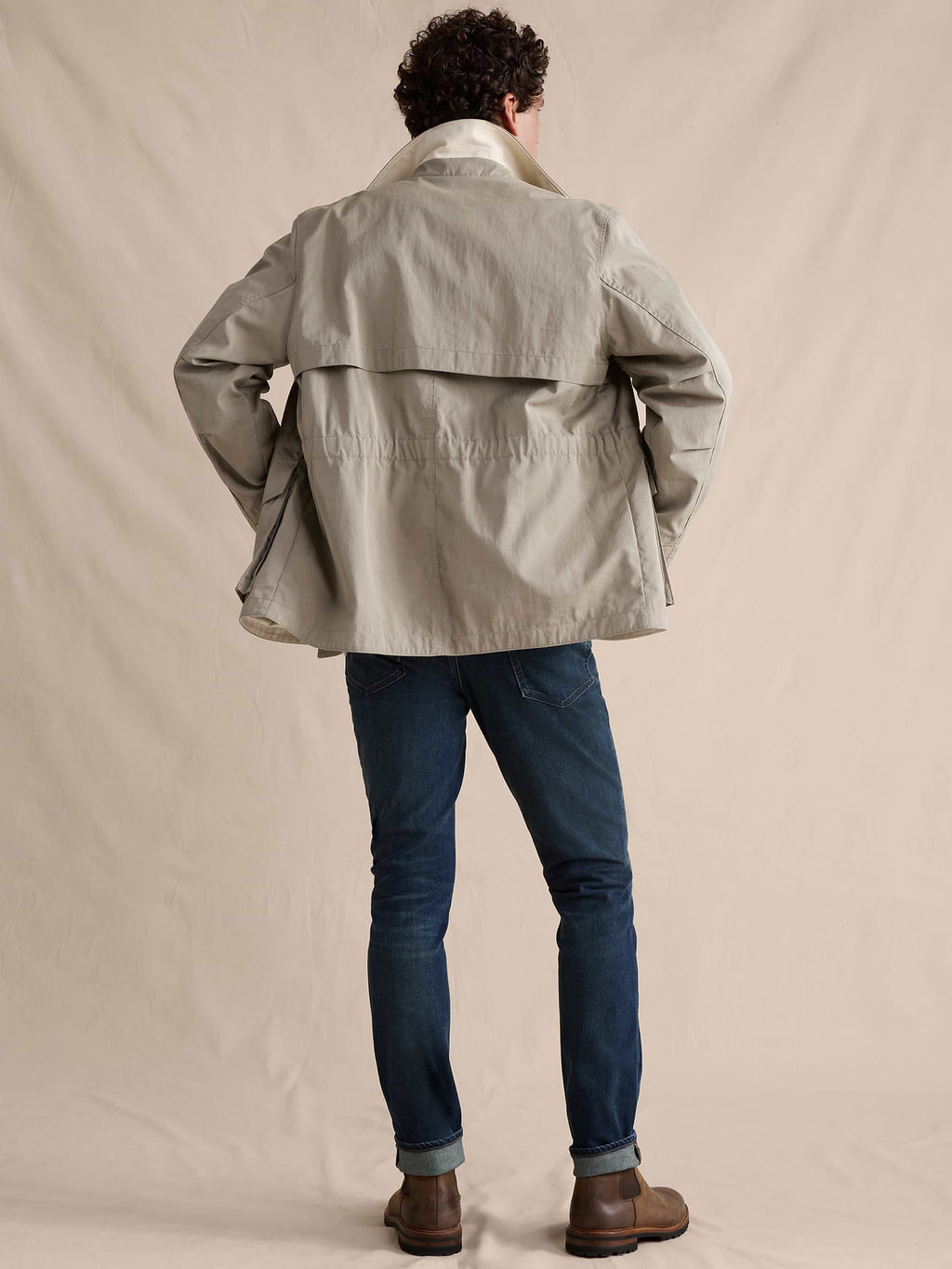 Slim Luxe Traveler Jean - Dusty Blue