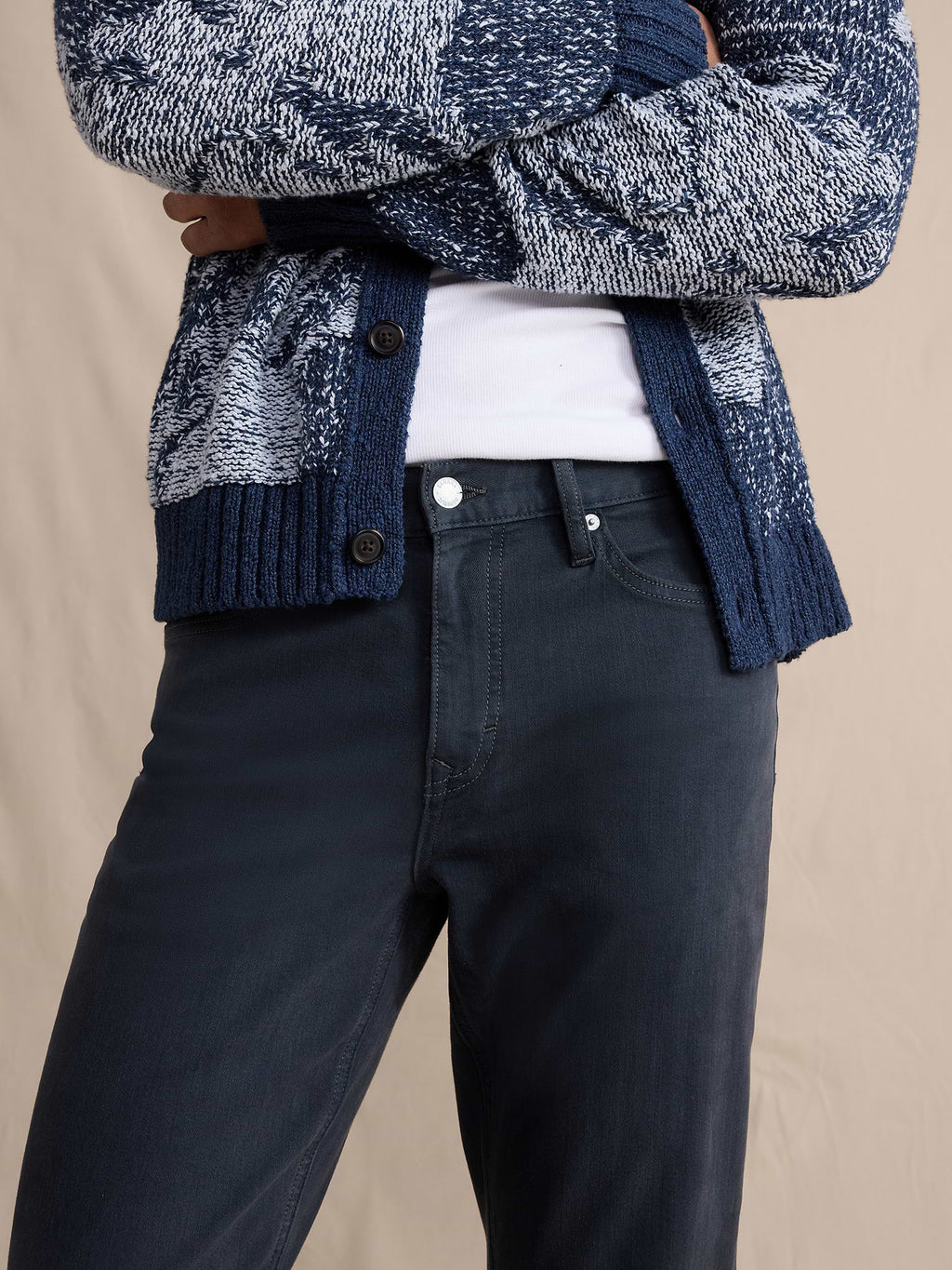 Straight Luxe Traveler Jean - Navy Blue