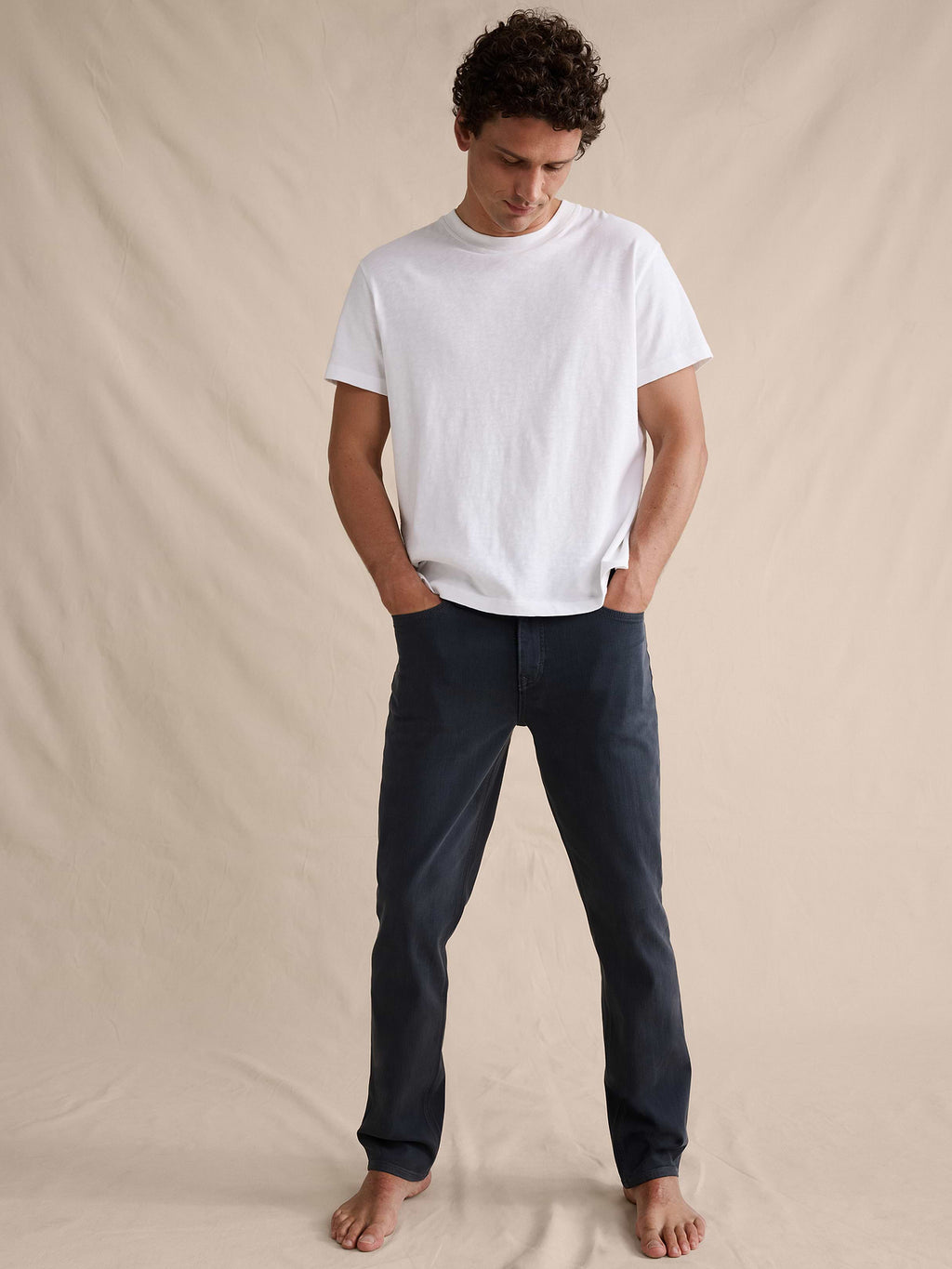 Straight Luxe Traveler Jean - Navy Blue