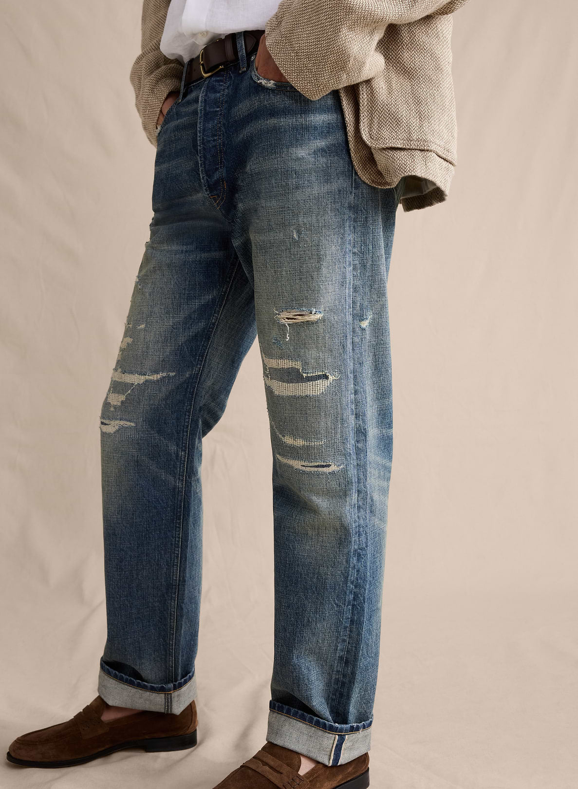 Straight Selvedge Jean - Vintage Medium