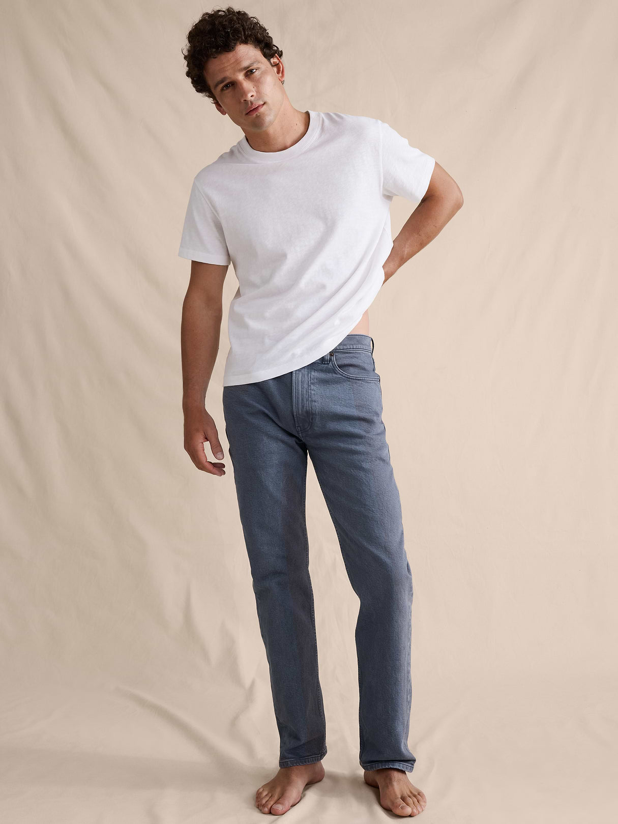 Straight Authentic Jean - Washed Denim