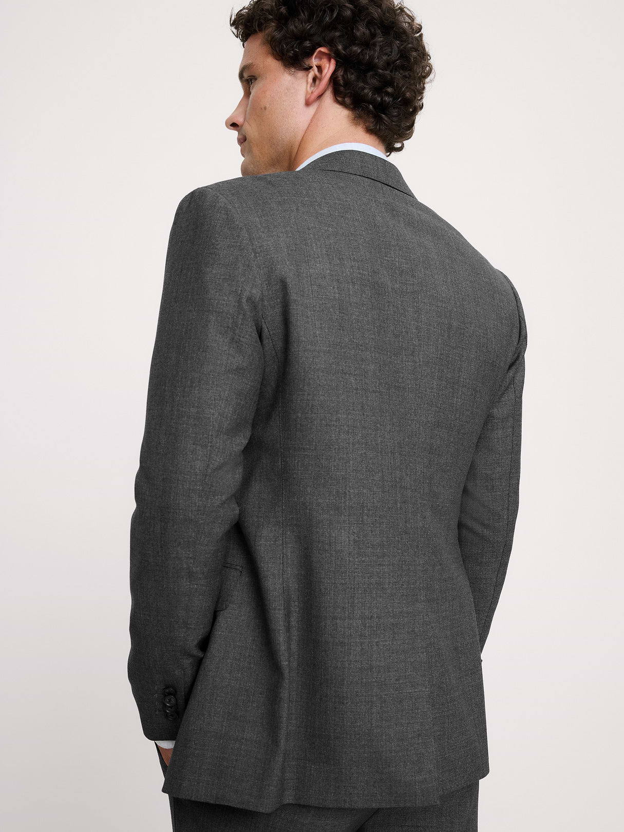 Signature Italian Rustico Suit Jacket - Charcoal Gray