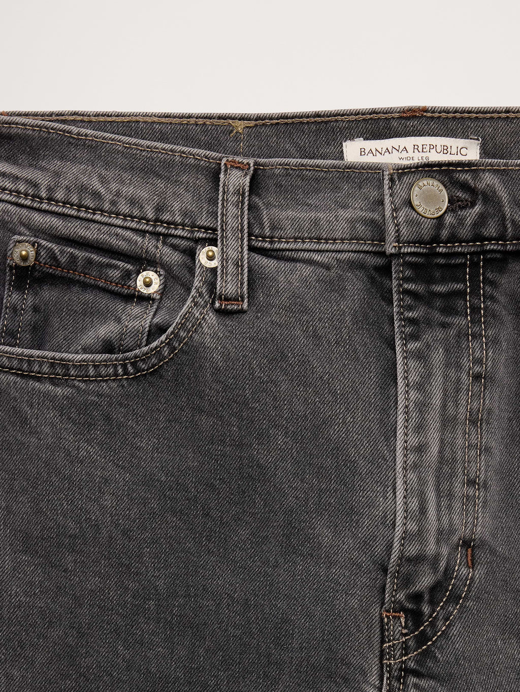 The Icon Classic Wide-Leg Jean - Medium Gray Wash