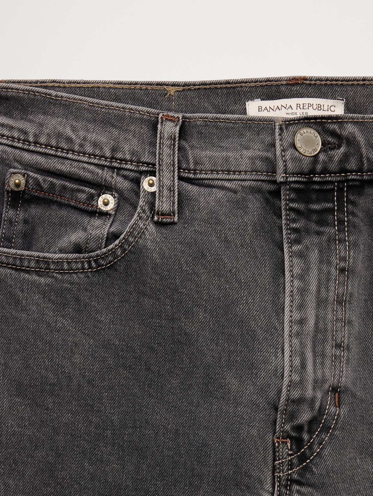 The Icon Classic Wide-Leg Jean - Medium Gray Wash