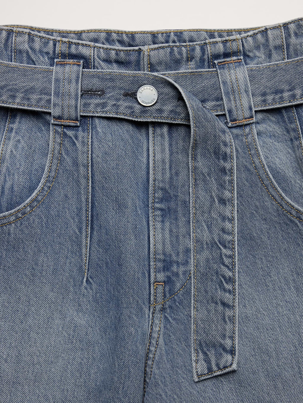 Ultra-High Rise Lightweight Culotte Jean - Light Wash