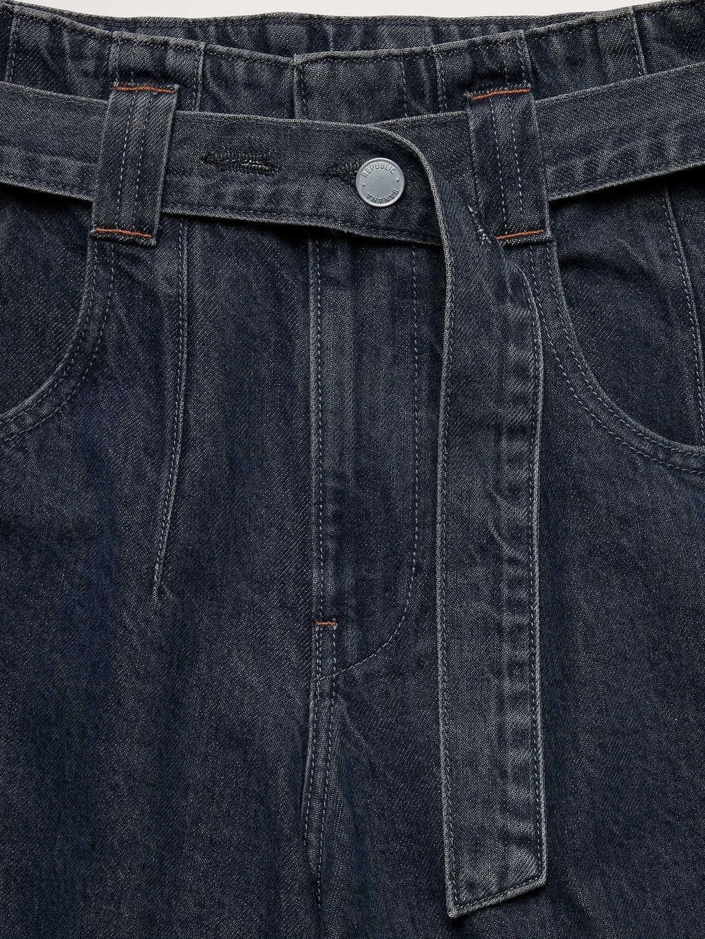 Ultra-High Rise Lightweight Culotte Jean - Dark Wash
