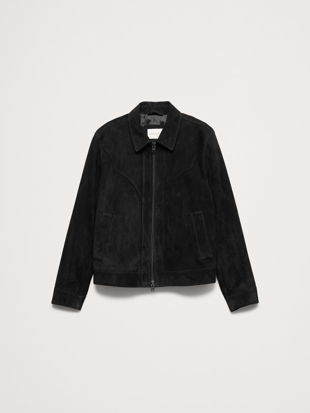 Suede Western Jacket - Black