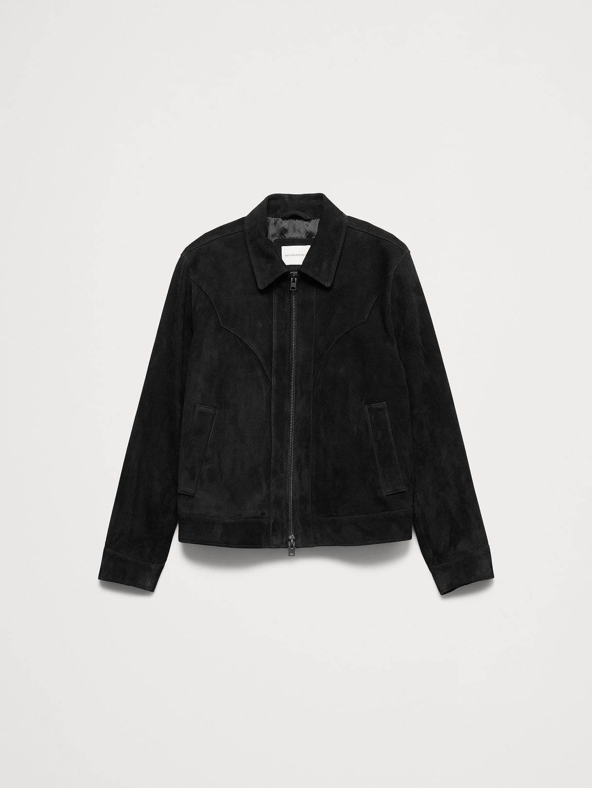 Suede Western Jacket - Black
