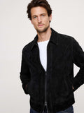 Suede Western Jacket - Black