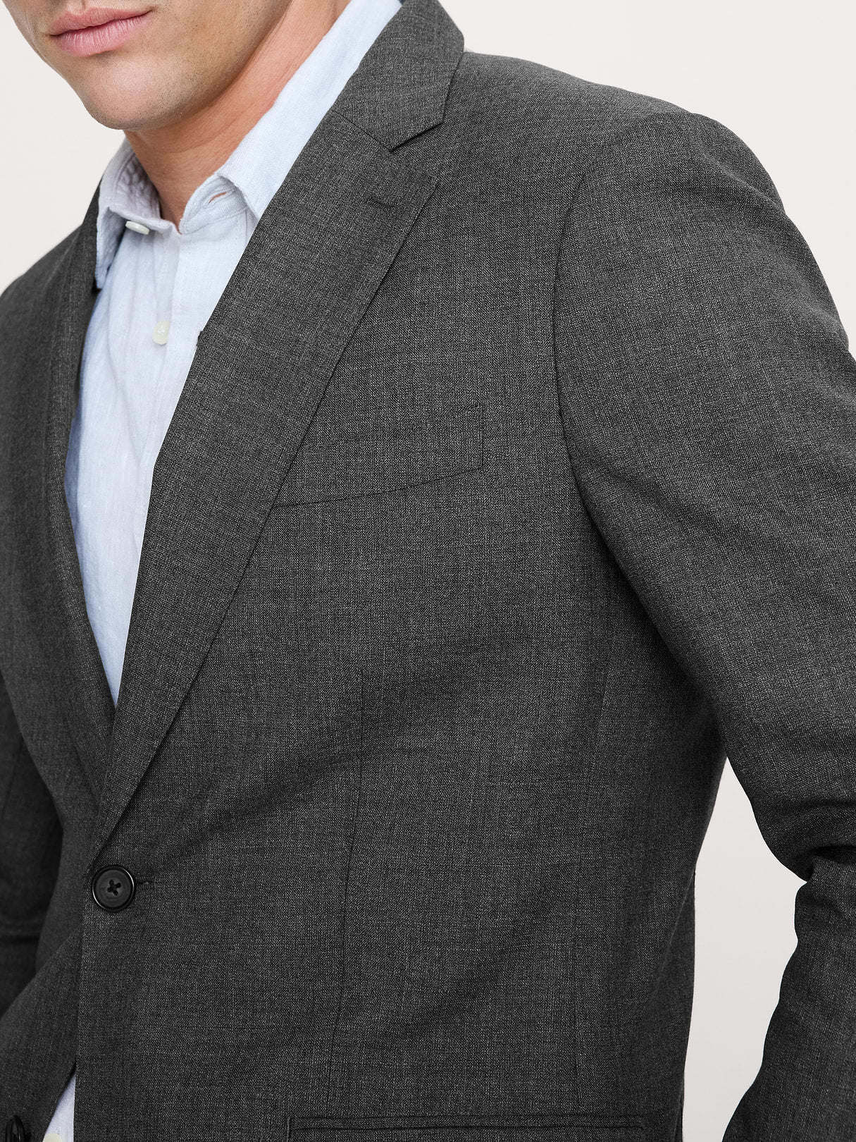 Signature Italian Rustico Suit Jacket - Charcoal Gray