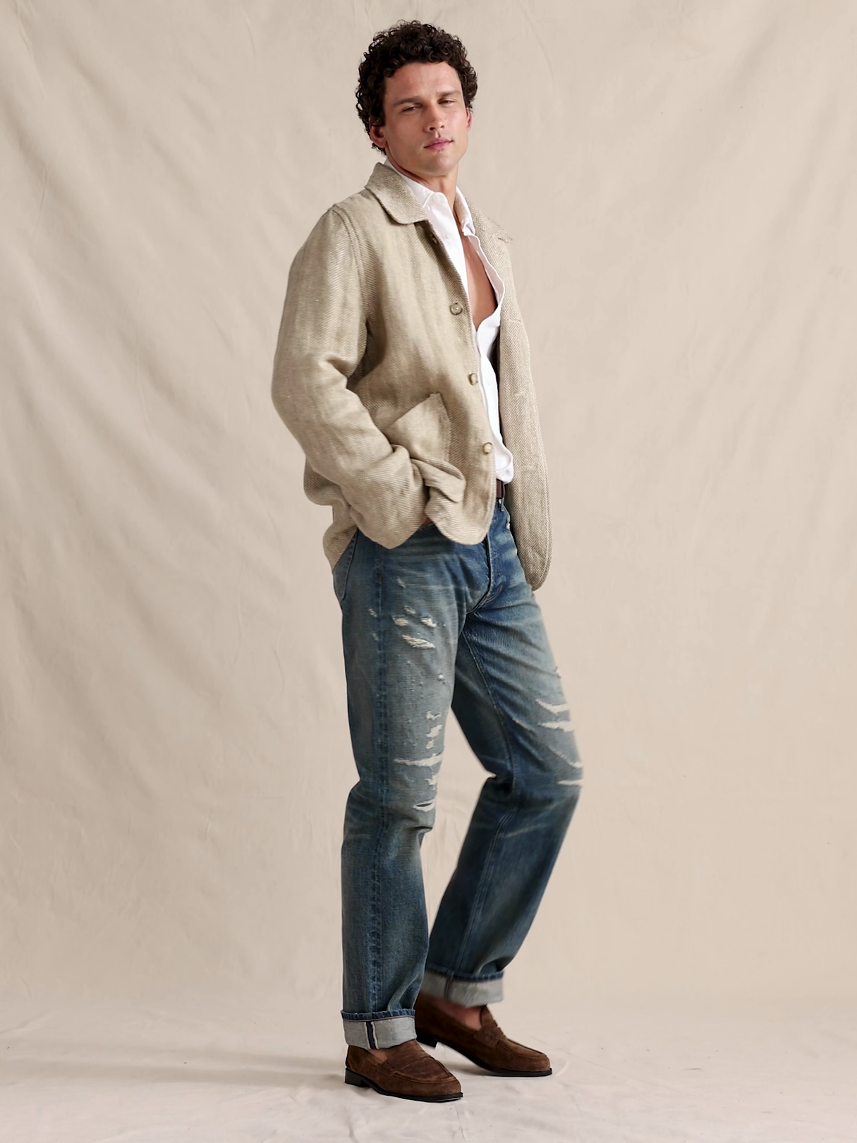 Straight Selvedge Jean - Vintage Medium