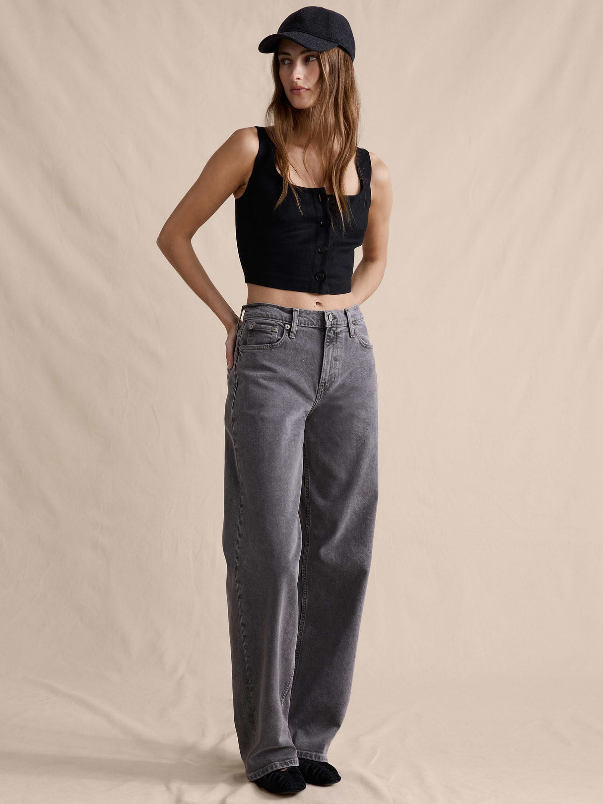 Mid-Rise 90s Classic Jean - Medium Gray Wash