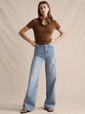 The Icon Classic Wide-Leg Jean - Sunwashed
