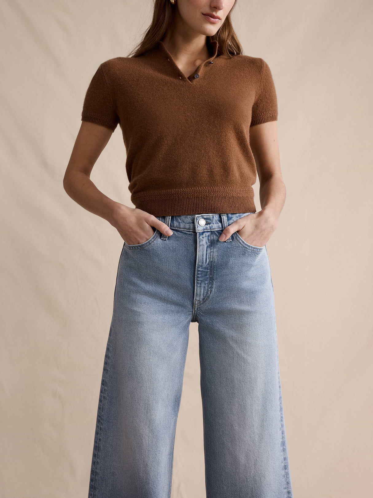 The Icon Classic Wide-Leg Jean - Sunwashed