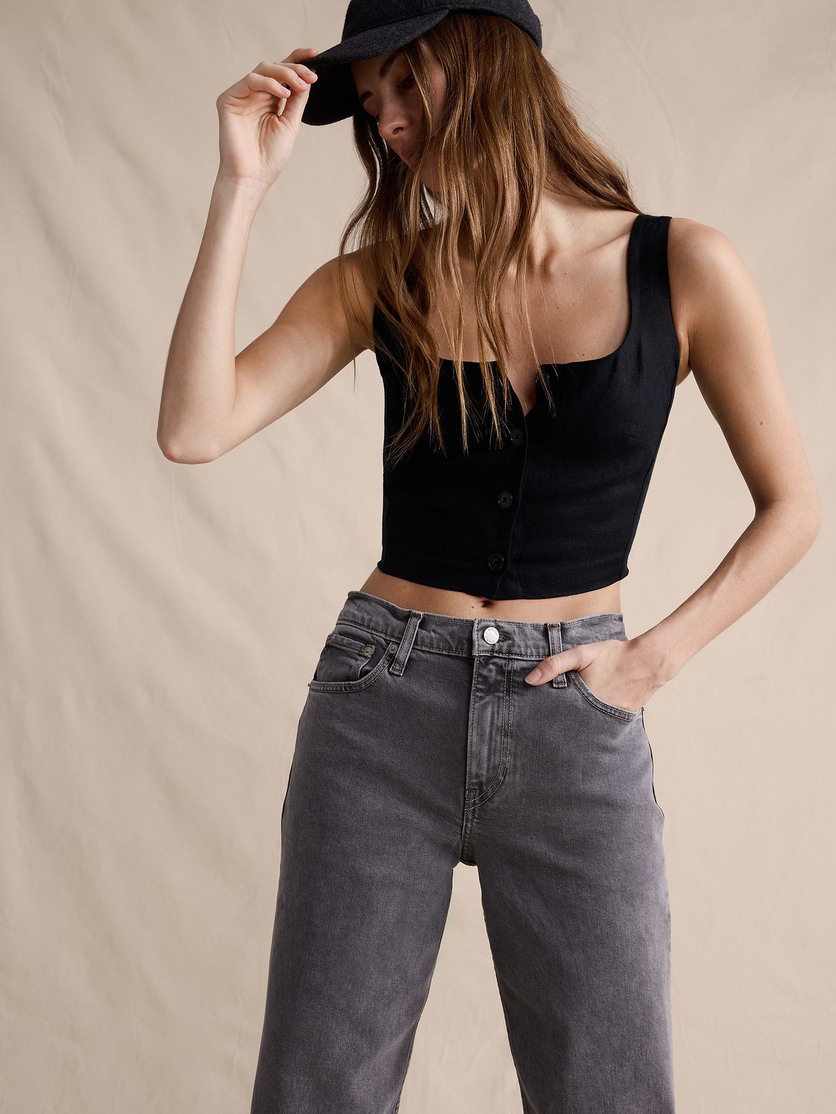 Mid-Rise 90s Classic Jean - Medium Gray Wash