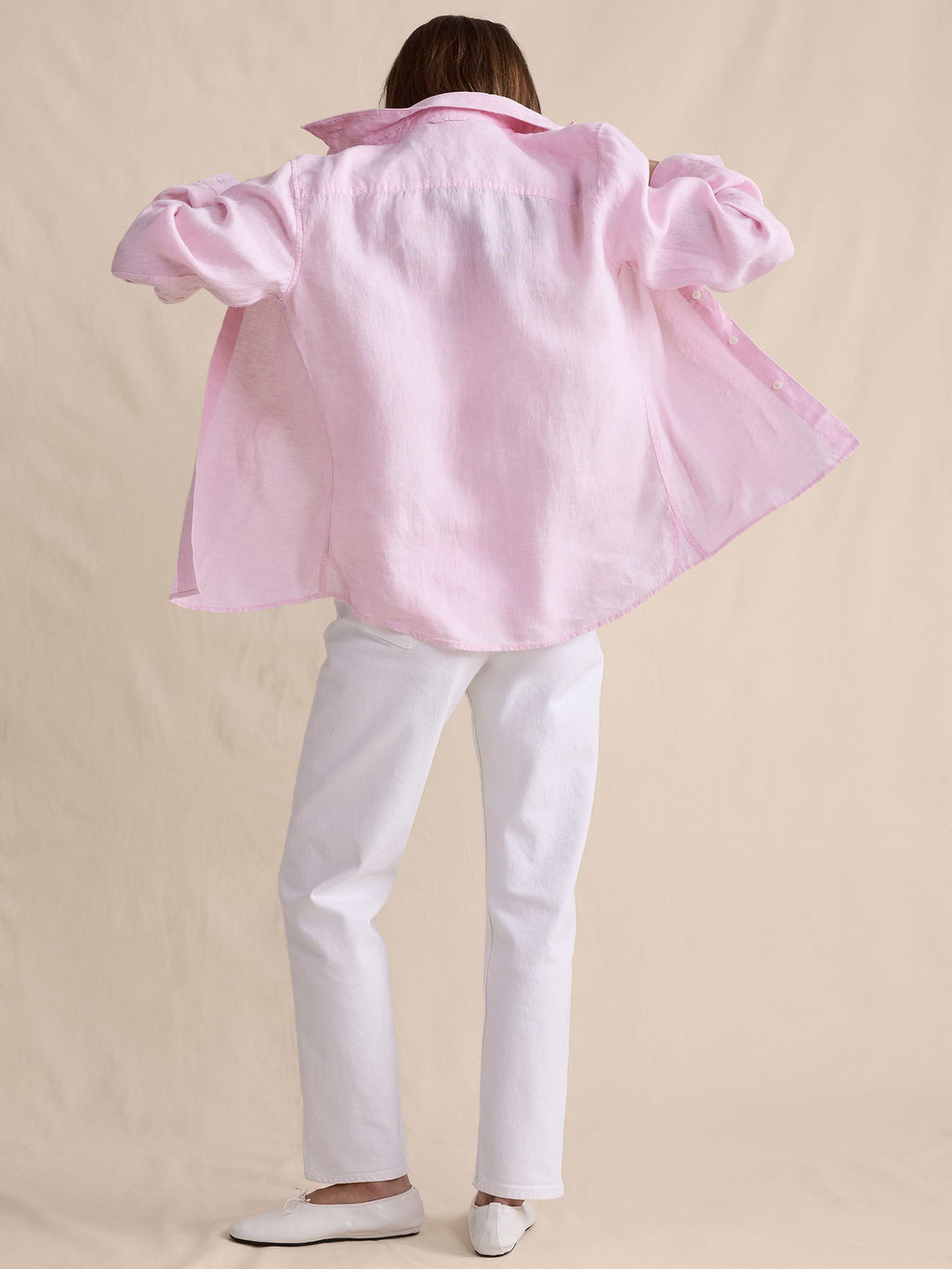 High-Rise 90S Straight Jean - White