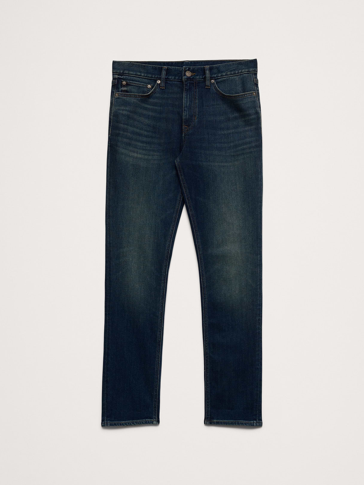 Slim Luxe Traveler Jean - Dusty Blue